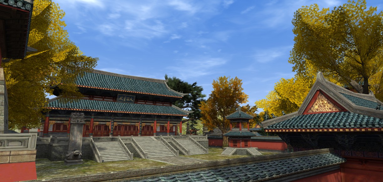 诛仙天音寺全景sketchup模型