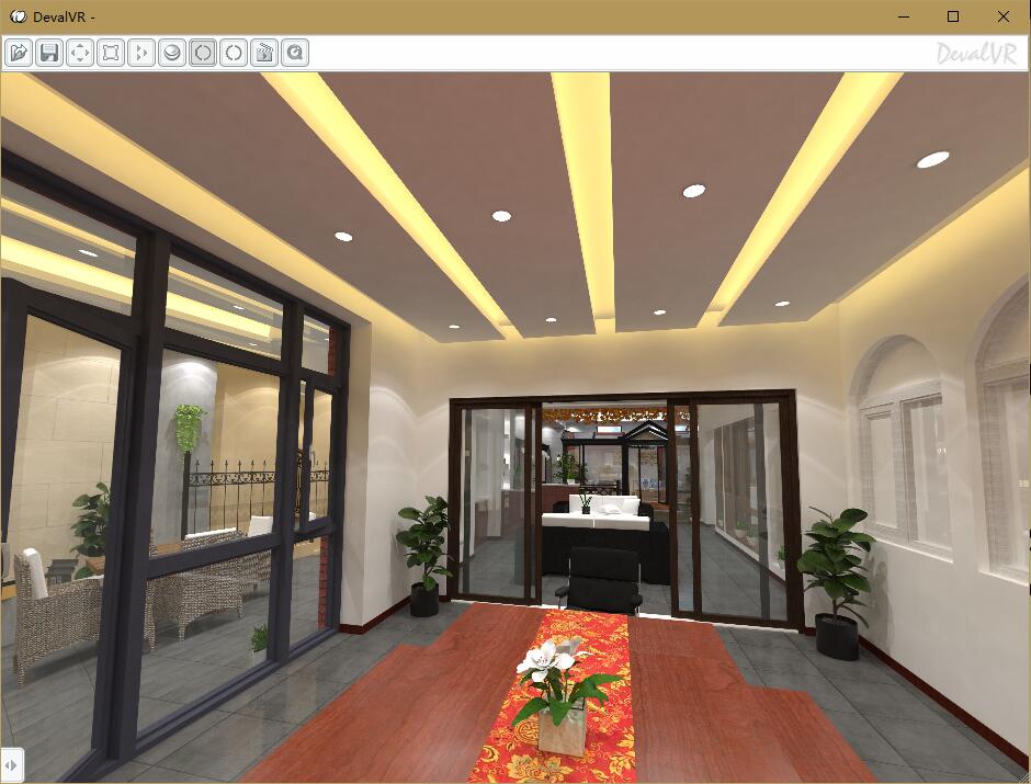 Su2015+Vray2.0渲染全景VR图片展示