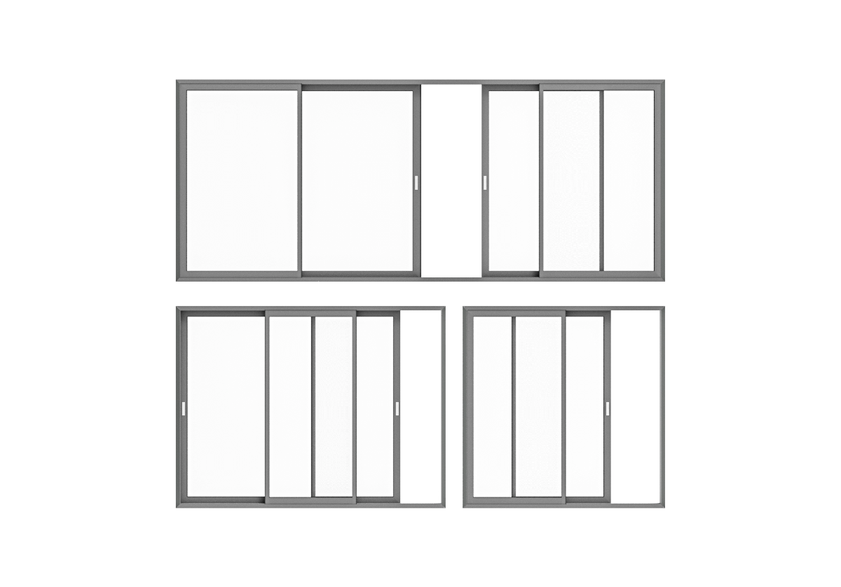 160系列推拉门-SketchUp-动态组件
